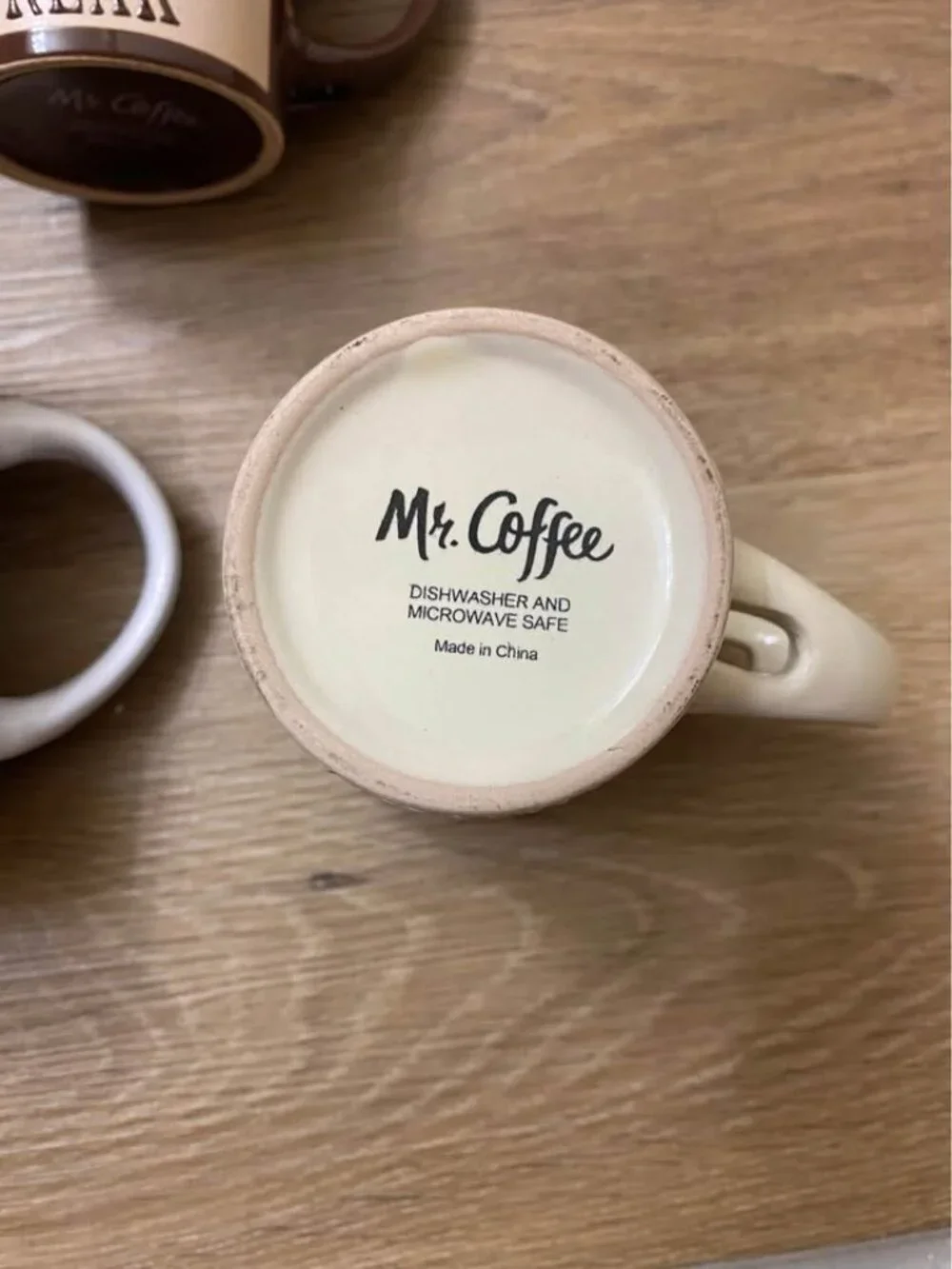 Mr. Coffee Coffee Break Mugs – 3-Piece Set – Black & White, Brown & Mocha